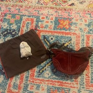 COACH Suede Purse